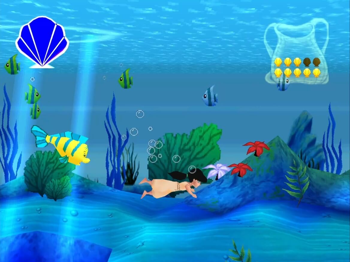 Disney's The Little Mermaid II - геймплей игры на PlayStation